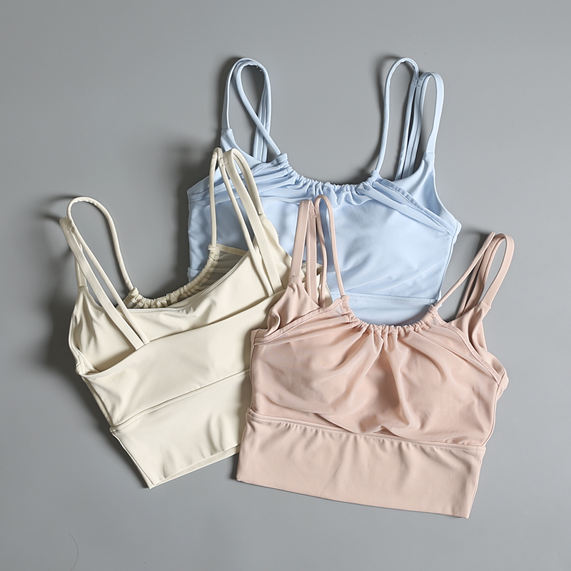 Pilates Yoga One - スポーツブラ レディース 夏用 耐衝撃性 美背中 ヨガウェア